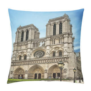 Personality  Notre Dame Cathedral In Paris Pillow Covers