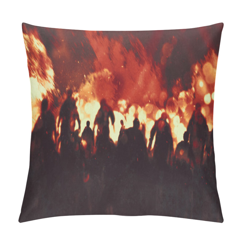 Personality  zombie apocalypse pillow covers