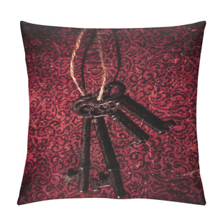 Personality  Skeleton Keys On Twine Pillow Covers