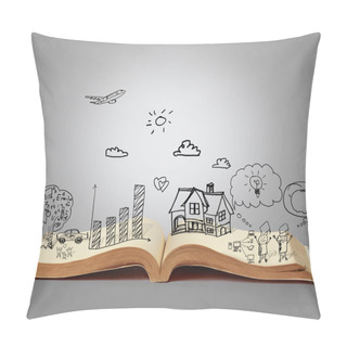 Personality  Open Book Pillow Covers