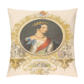 Personality  Queen Victoria Pillow Covers
