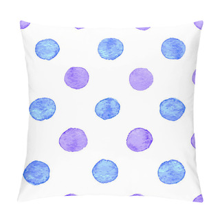 Personality  Seamless Watercolor Dots Pattern Pillow Covers