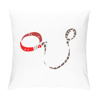 Personality  Retro Cartoon Dogs Leash Pillow Covers