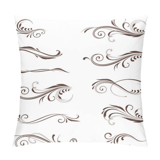Personality  Scroll Floral Set Pillow Covers