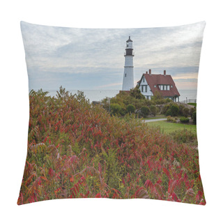 Personality  Portland Head Lighthouse, Cape Elizabeth, Fort Williams Park, Po Pillow Covers