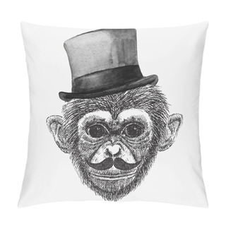 Personality  Vector Monkey Pillow Covers