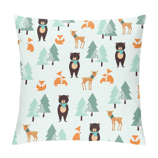 Personality  Cute Christmas Pattern Pillow Covers
