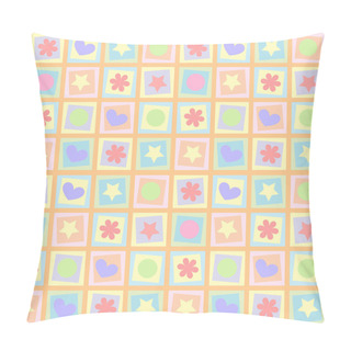 Personality  Seamless Kid Background Pillow Covers