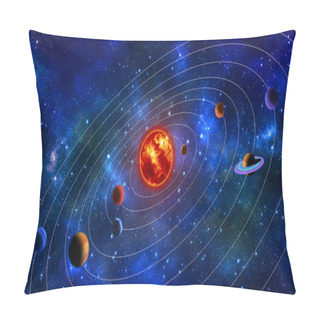 Personality  Solar System Pillow Covers