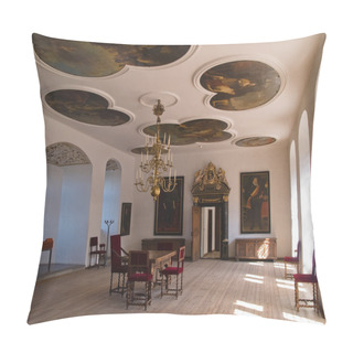 Personality  Interior Of A Hall In A Castle Pillow Covers