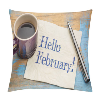 Personality  Hello February On Napkin Pillow Covers