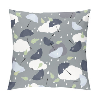 Personality  Bad Weather Seamless Pattern Pillow Covers