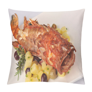Personality  Roasted Scorpion Fish Pillow Covers