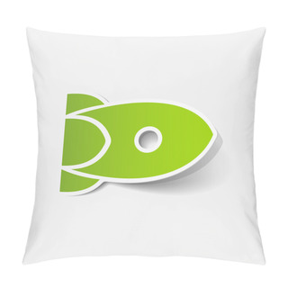 Personality  Illustration Rocket Pillow Covers