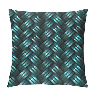 Personality  Twill Weave Texture. Seamless Multicolor Pattern. Pillow Covers