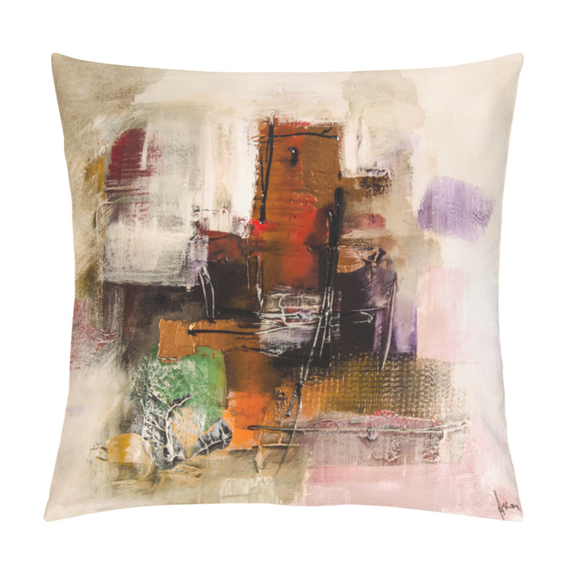 Personality  Modern Abstrakt Painting Fine Art Artprint Pillow Covers