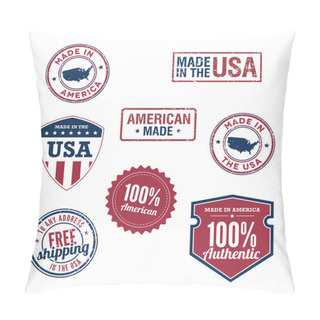 Personality  Made In The USA Badges Pillow Covers