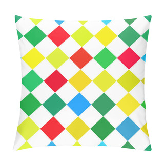 Personality  Abstract Colorful Retro Squares Seamless Backgrounds Pillow Covers