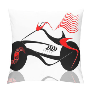 Personality  Reactive Bike Pillow Covers