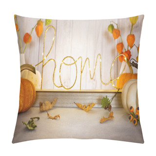 Personality  Autumn Decor With Pumpkins  Pillow Covers