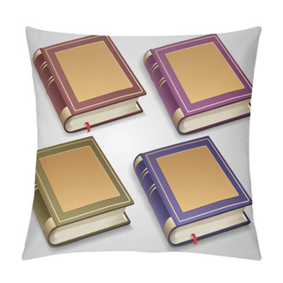 Personality  Vector Set Of Old Books Pillow Covers