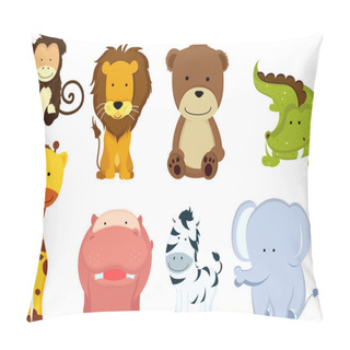 Personality  Wild Animal Cartoons Pillow Covers