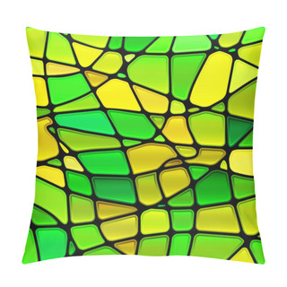 Personality  Abstract Vector Stained-glass Mosaic Background Pillow Covers