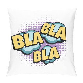 Personality  Bla Comic Word Pillow Covers