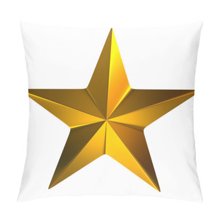 Personality  Star Isolated On White Background Pillow Covers