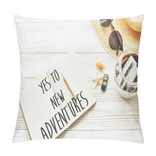 Personality  New Adventure Text Pillow Covers