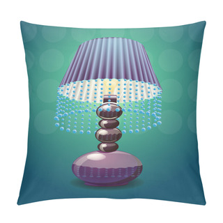 Personality  Vector Image Of The Lamp Shade Pillow Covers