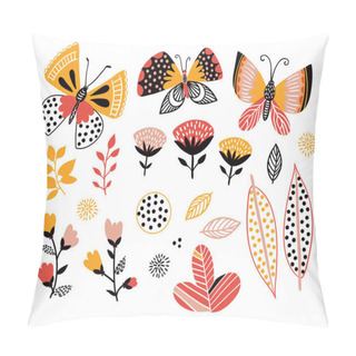 Personality  Seamless Butterflies Pattern Pillow Covers