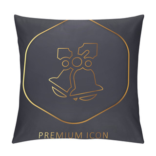 Personality  Bells Golden Line Premium Logo Or Icon Pillow Covers