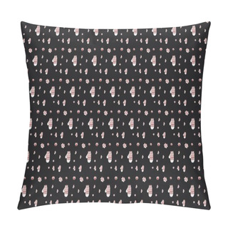 Personality  Colored Background With Different Accessories Pillow Covers