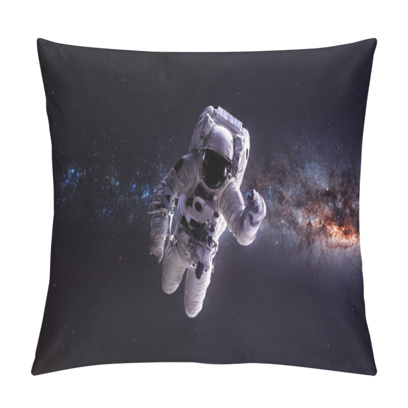 Personality  Astronaut In Outer Space. Elements Of This Image Furnished By NASA. Pillow Covers