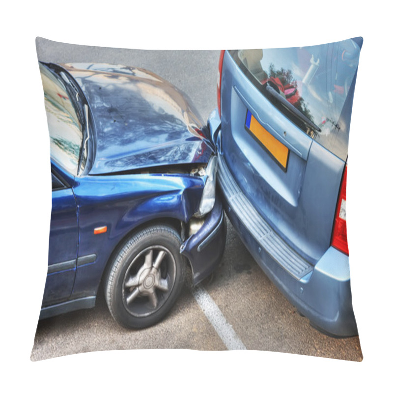 Personality  Car collision. pillow covers
