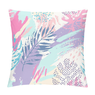 Personality  Artistic Summer Grunge Seamless Pattern. Pillow Covers