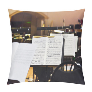 Personality  Musical Instruments And Sheet Music Pillow Covers