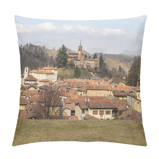 Personality  Aerial View Of Castiglione Olona And Its Beautiful Collegiate Church Pillow Covers