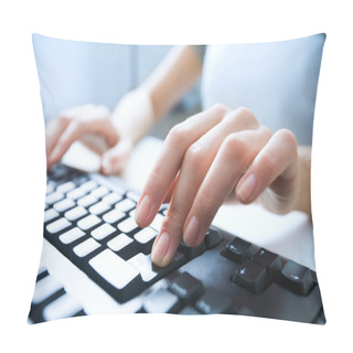 Personality  Pressing Enter Button Pillow Covers