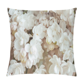 Personality  Full Frame Image Of White Lilac Background Pillow Covers