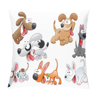 Personality  Family Of Dogs Pillow Covers