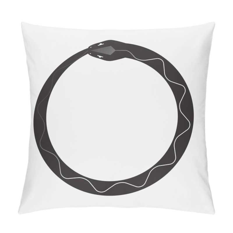 Personality  The symbol of Ouroboros snake pillow covers