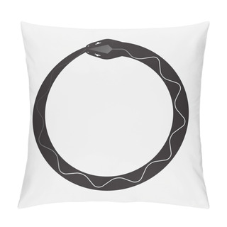 Personality  The Symbol Of Ouroboros Snake Pillow Covers
