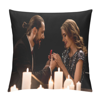 Personality  Man Proposing To Woman   Pillow Covers
