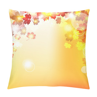 Personality  Design Autumn Frame Illustration Of Beautiful Aut Pillow Covers