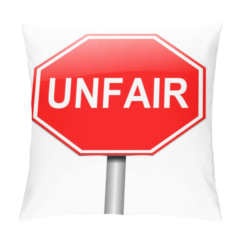 Personality  Unfair Concept. Pillow Covers