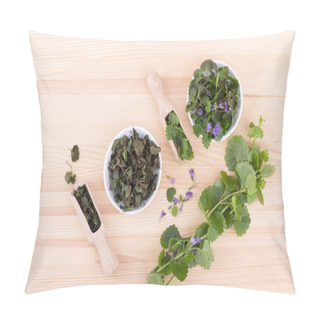 Personality  Fresh And Dried Ground Ivy Pillow Covers