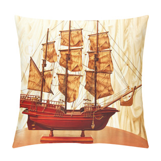 Personality  Beautiful Vintage Ship Model Pillow Covers