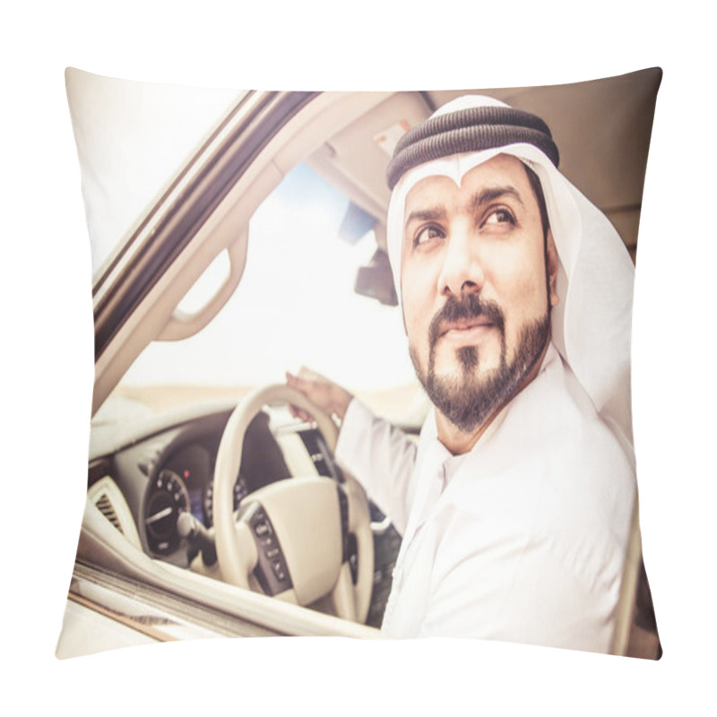 Personality  Arabic Man In Car Pillow Covers
